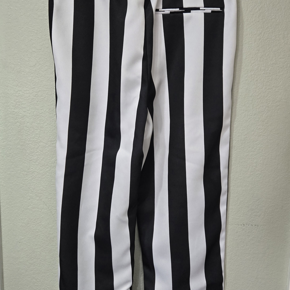 Spirit Halloween Beetlejuice Costume Adult Small Jacket Pants Tie Black White - Picture 8 of 14